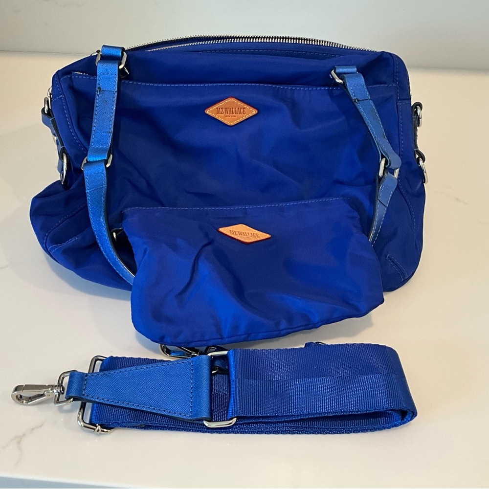 MZ WALLACE COCO IN GORGEOUS BLUE. EXCELLENT CONDITION.